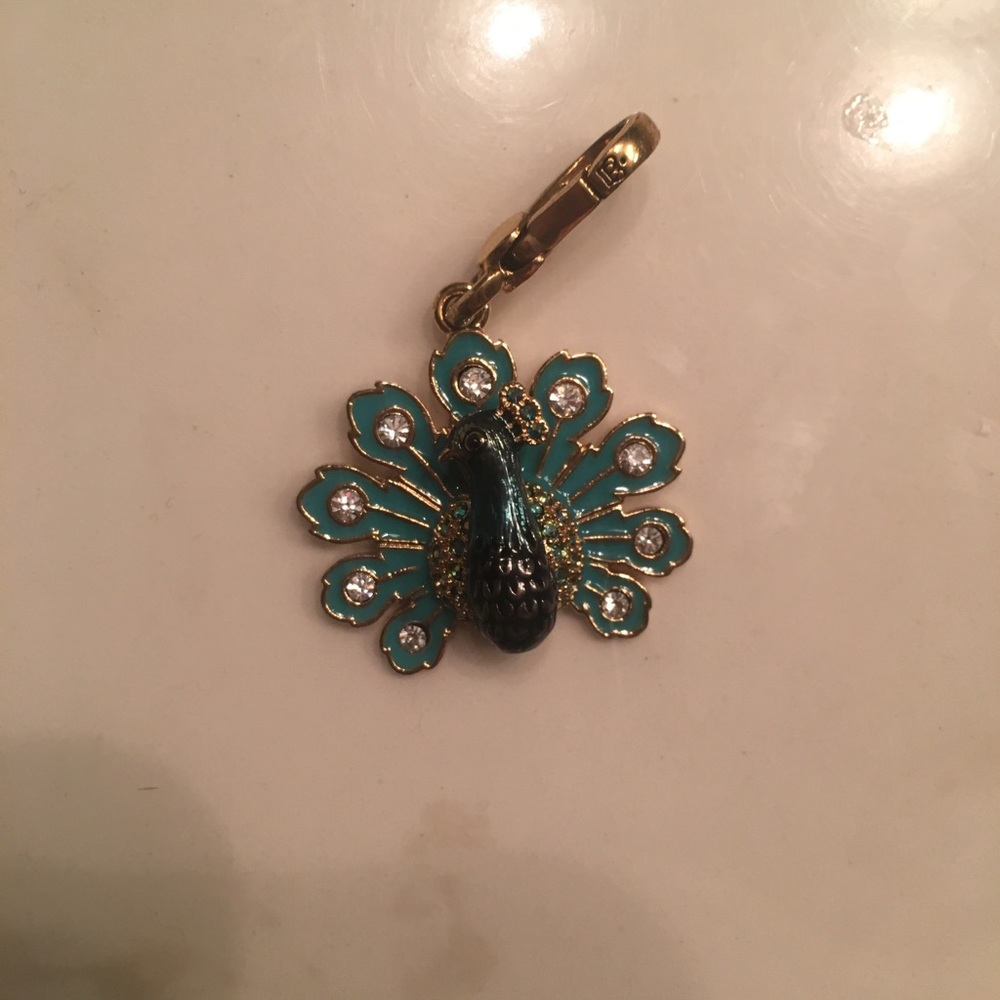 Juicy Couture Gold peacock charm